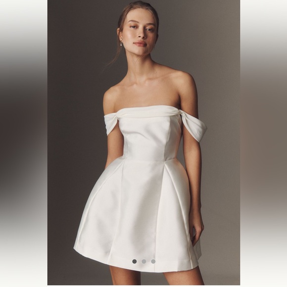 BHLDN Lydia Off the Shoulder Corset Dress - Picture 3 of 4